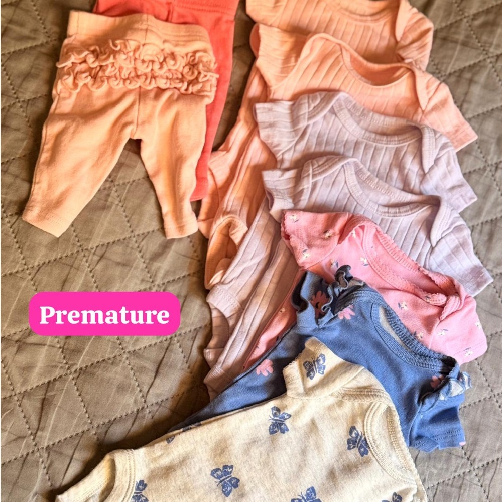 Assorted Baby Bodysuits and Leggings Set